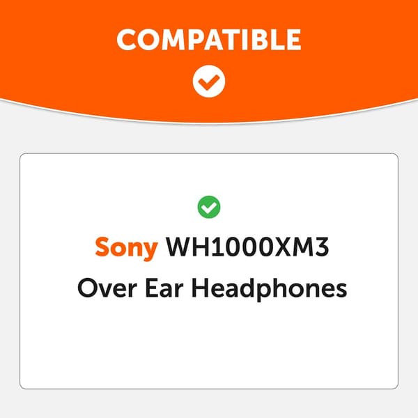 Ørepuder til Sony WH-1000XM3 1 par Brun