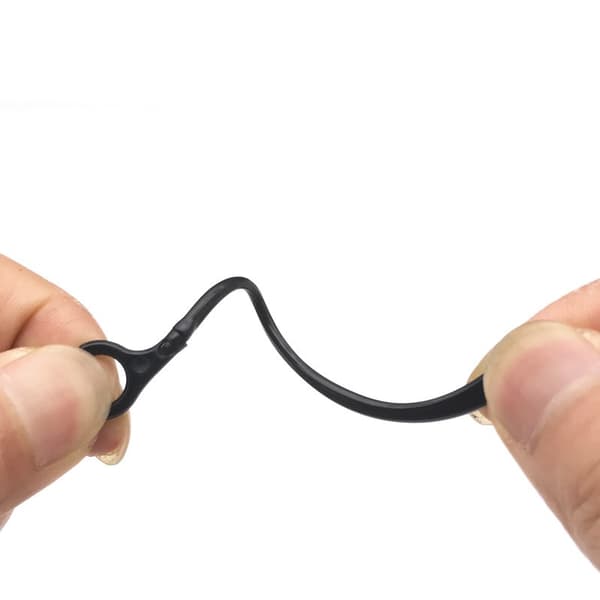 INF Ørekroge til trådløst Bluetooth headset 6/7/8/9 mm Sort