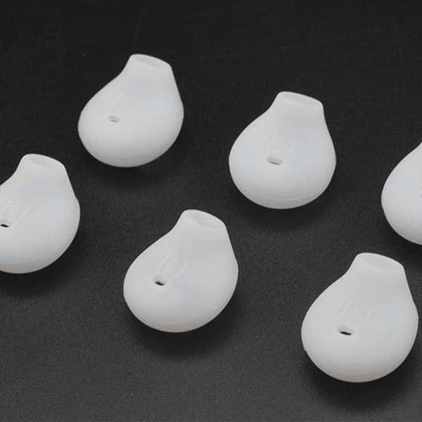 INF In-ear silikon hörsnäckor Tips Skal för Samsung Galaxy S6/S7, Note5/Note7 Vit