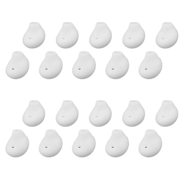 INF In-ear silikon hörsnäckor Tips Skal för Samsung Galaxy S6/S7, Note5/Note7 Vit