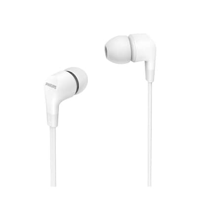 PHILIPS In-ear headphones with mic 8.6mm drivers white