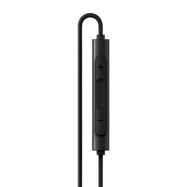 CASTI Edifier, cu fir, intraauriculare - butoni, pt smartphone, microfon pe fir, conectare prin Jack 3.5 mm, buton in-line, negru, "P205-BK", (timbru