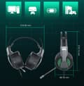 Miniatyrbild 1 av 8: BlitzWolf BW-GH1 Gaming Headphones with Microphone / RGB / 2.2m Cable