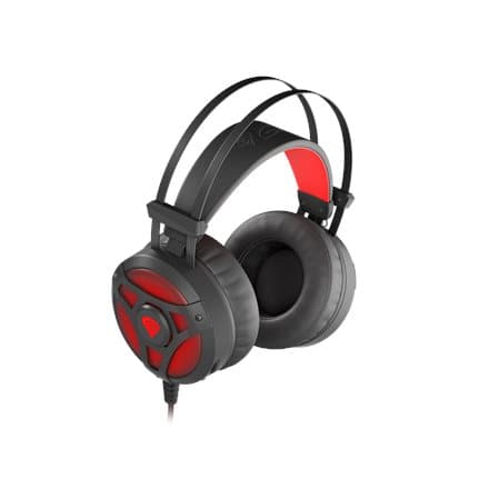 Natec Genesis Neon 360 Gaming Headphones With Microphone / LED / Vibration / Black-Red