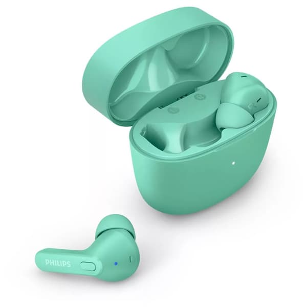 Philips True Wireless Headphones TAT2206GR/00, IPX4 water protection, Up to 18 hours play time, Green
