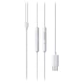 Miniatyrbild 5 av 5: CASTI Edifier, cu fir, intraauriculare - butoni, pt smartphone, microfon pe fir, control-3 butoane, conectare prin USB-C, alb, "P180C-W", (timbru verd