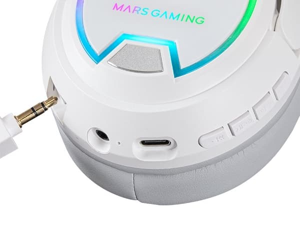 Mars Gaming MHW-100 Wireless 2.4GHz Gaming Headset with Microphone USB-C / ARGB Flow