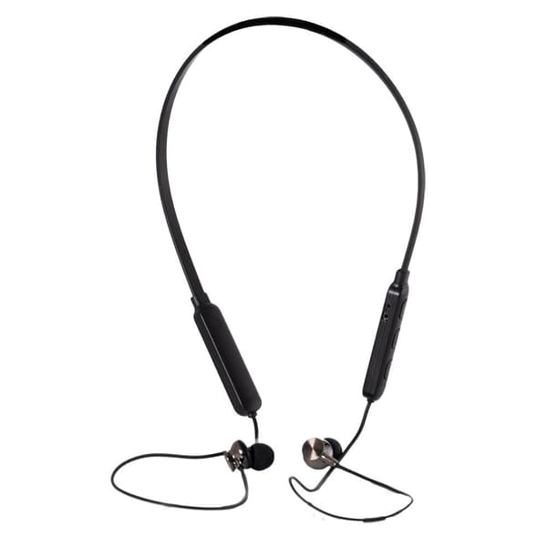 CASTI  Spacer, wireless, intraauriculare cu fir de legatura si prindere magnetica, pt smartphone, microfon pe fir, conectare prin Bluetooth 5.0, negru