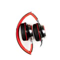Pikkukuva 1 / 4: CASTI  Spacer, cu fir, standard, utilizare multimedia, microfon pe fir, pliabile, banda ajustabila, conectare prin Jack 3.5 mm x 2, rosu&amp;negru, "S