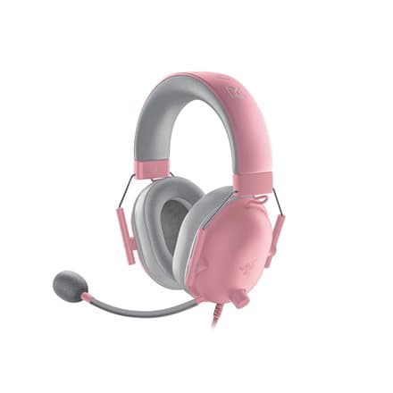 Razer BlackShark V2 X - Quartz, Gaming Headset, HyperClear Cardioid Mic, 50 mm TriForce Drivers, Advanced Passive Noise Cancellation, Breathable Memor