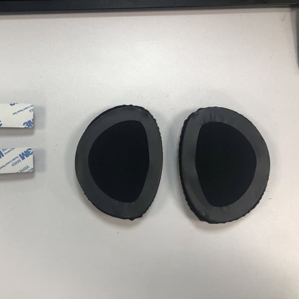 INF Öronkuddar och Huvudband för Sennheiser RS160 RS170 RS180 Svart
