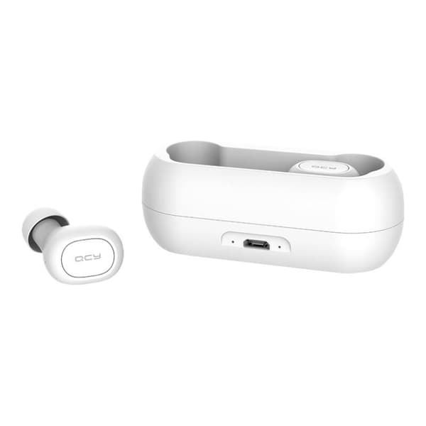 Casti bluetooth QCY T1C White "T1C_W" (timbru verde 0.18 lei)