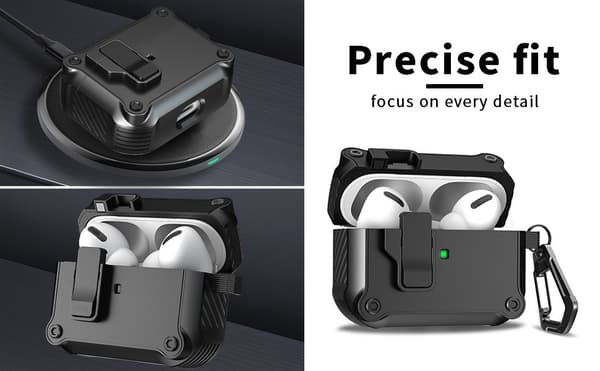 Beskyttelsesveske med Auto Snap Switch for Airpods Airpods Pro