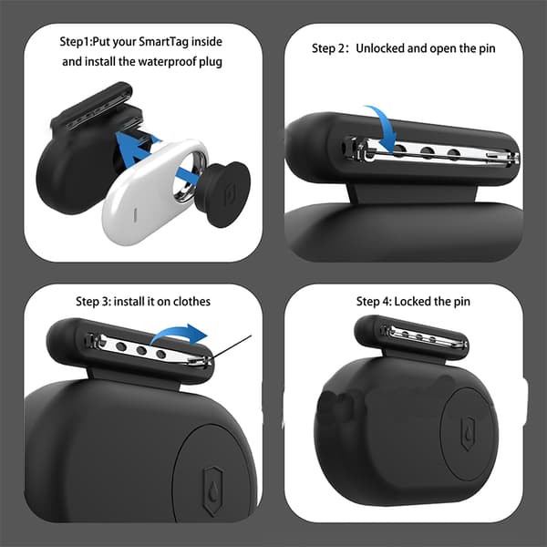 INF Liukumaton suojakotelo Galaxy Smart Tag 2:lle