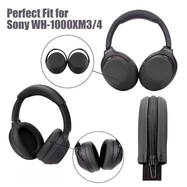 INF Pääpanta ja korvapehmusteet SONY WH-1000XM3/4:lle