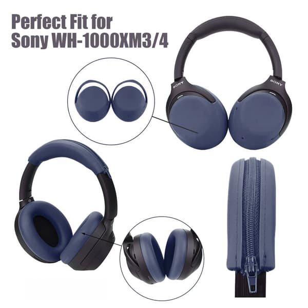 INF Ørepuder, pandebånd og ørepuder til SONY WH-1000XM3/4
