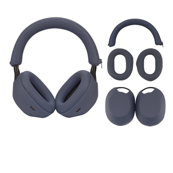INF Korvatyynyt, sanka ja korvapehmusteiden kuoret SONY WH-1000XM 5:lle Tummansininen