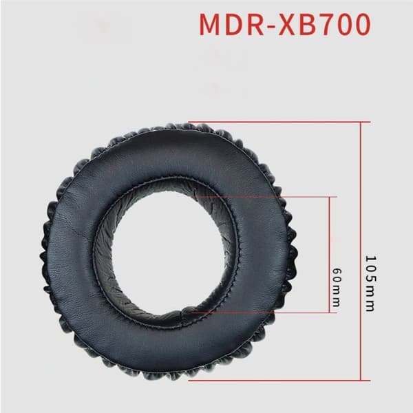 Ørepuder Sony MDR-XB700 - Sort