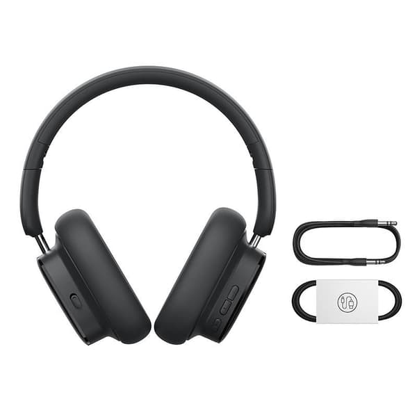 CASTI Baseus Bowie H1i, pt smartphone, wireless, bluetooth 5.3, microfon pe casca, noise cancelation,Hi-Res Sound,100 ore viata baterie,negru "A000504