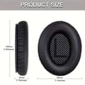 Miniatyrbillede 2 af 7: Ultimate Comfort ørepuder til Bose QC35 I/II, QC25, QC15, QC 2 AE 2, AE 2i, AE 2w, SoundTrue, SoundLink