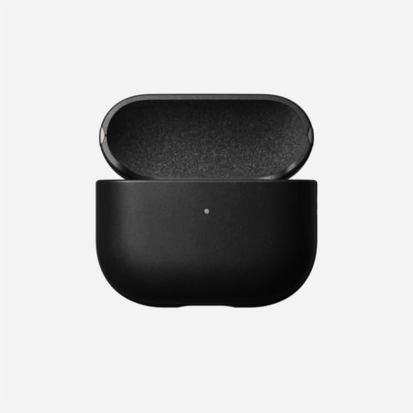 AirPods 3 Fodral - Nomad - Äkta läder - Svart - Modernt fodral - Klassisk design