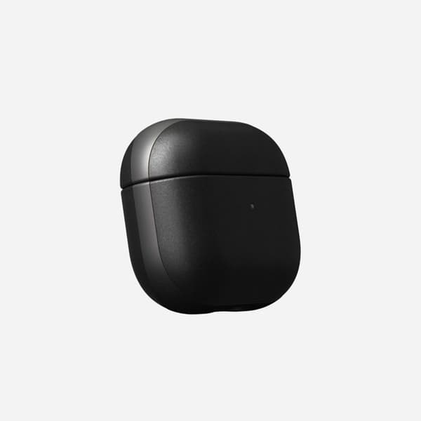 AirPods 3 Fodral - Nomad - Äkta läder - Svart - Modernt fodral - Klassisk design