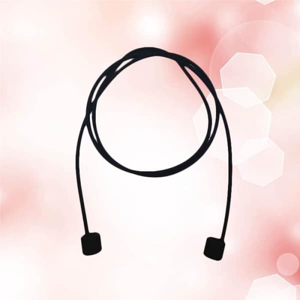 Hörlur - Apple - Airpods - Antiförlustkabel - Silikonarmband - Svart