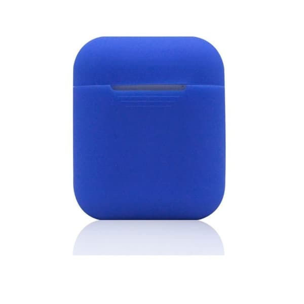 2x Silikon dekselveske til Apple Airpods / Airpods 2 - blå