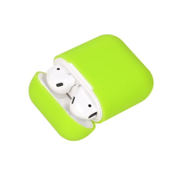 2x Silikonskal fodral för Apple Airpods / Airpods 2 - Grön