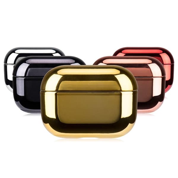 2x Guld Electroplate fodral Apple Airpods PRO
