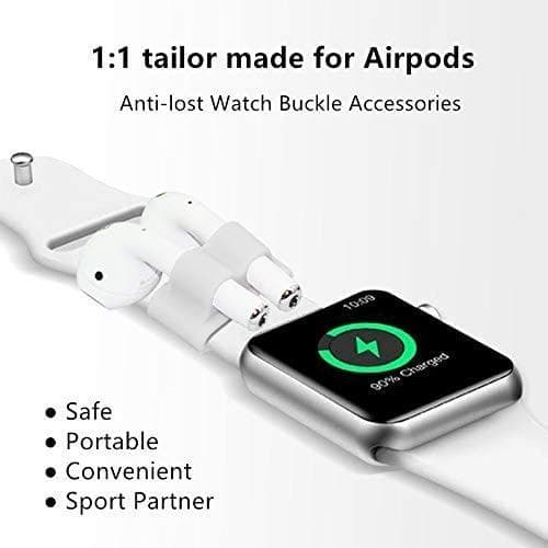 3x White Watch Band Organizer kompatibel med AirPods