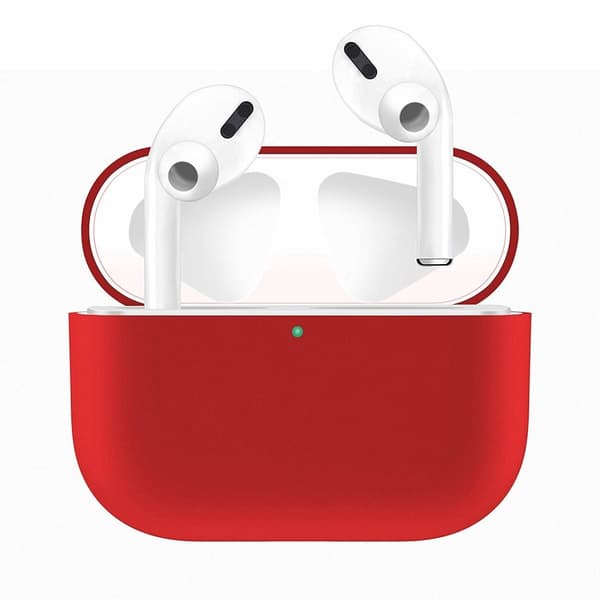 2x Silikon dekselveske til Apple Airpods PRO Red