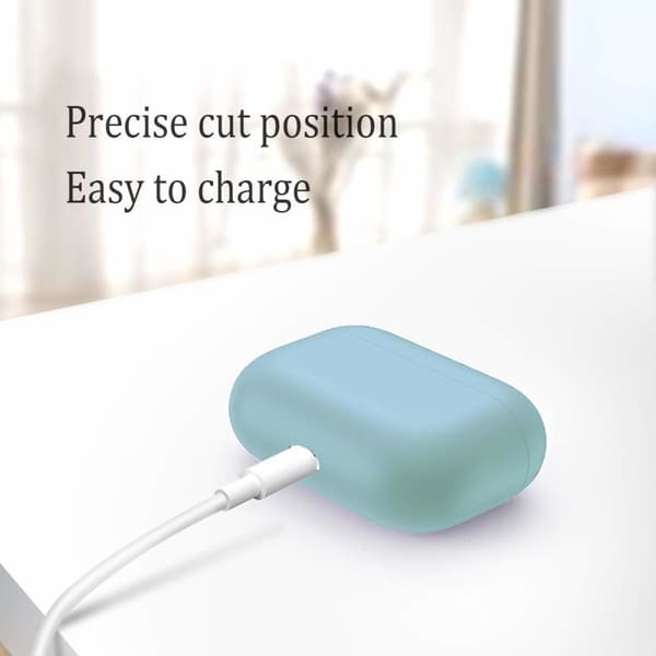 2x Silikon dekselveske til Apple Airpods PRO Blue
