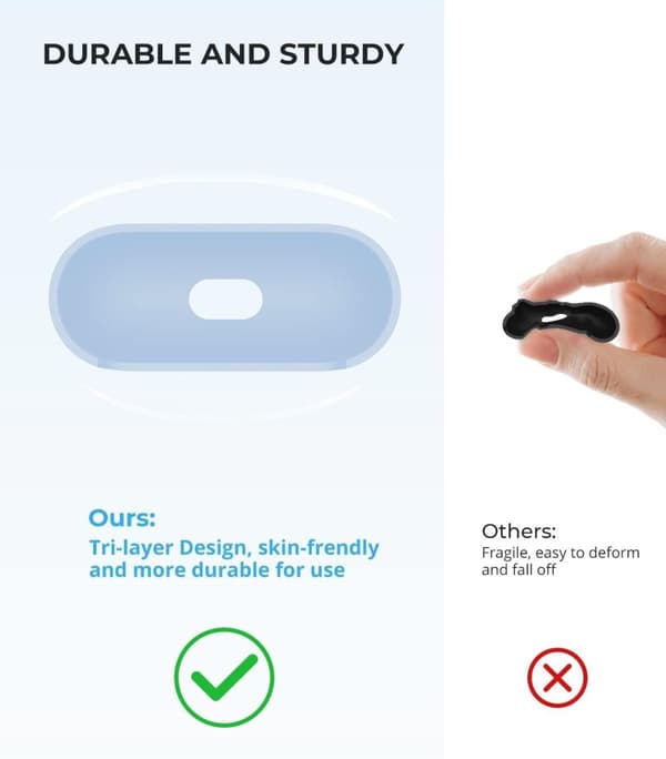 2x Lilla Apple AirPods 3 silikonbeskyttelsesdeksel for AirPods 3