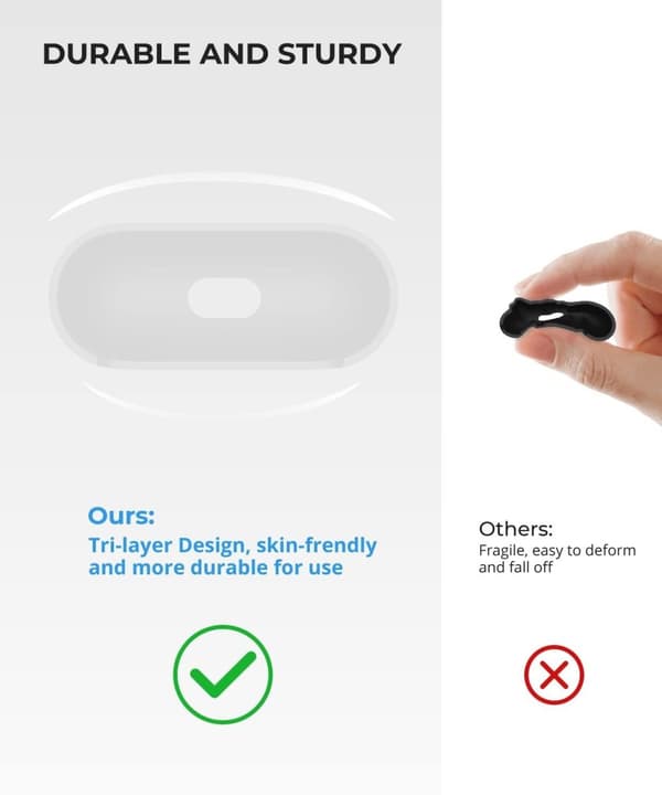 2x Hvit Apple AirPods 3-deksel silikonbeskyttelsesdeksel for AirPods 3