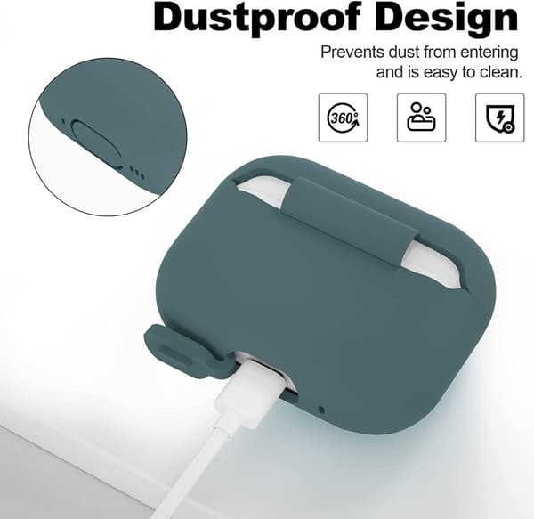 2x Green Airpods PRO 2 silikondeksel