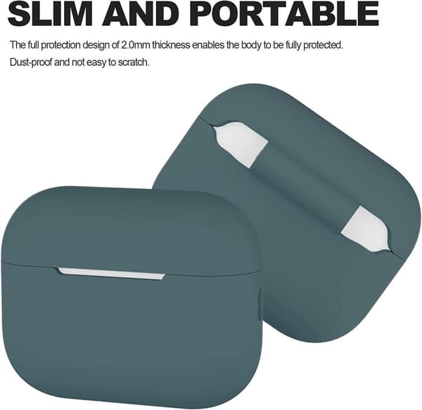 2x Green Airpods PRO 2 silikondeksel