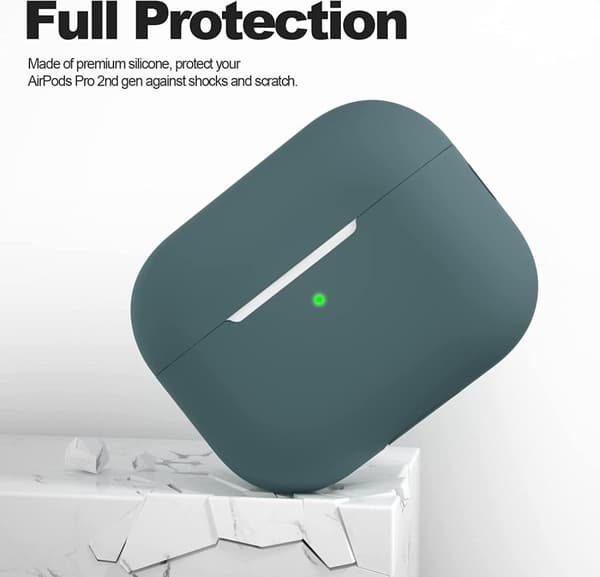 2x Green Airpods PRO 2 silikondeksel