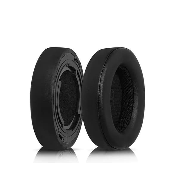 INF Sæt med 2 proteinlæder ørepuder med clips til Shure AONIC50