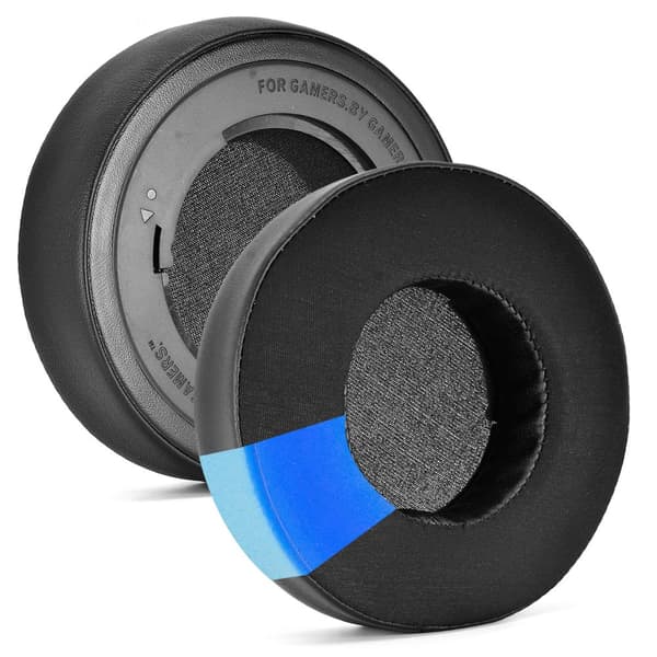 INF 2-pack sorte cirkulære kølende ørepuder til Razer Kraken V2
