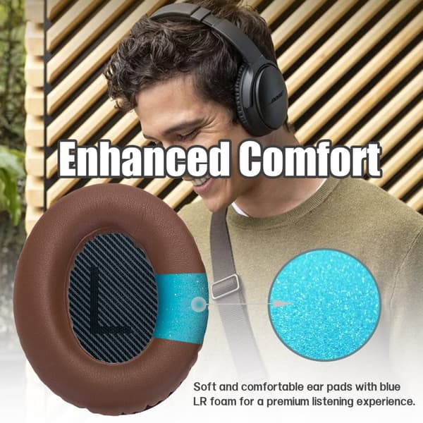 INF Vaihtokuulokkeet ja sanka Bose QC15 QC25 QC35 kuulokkeille