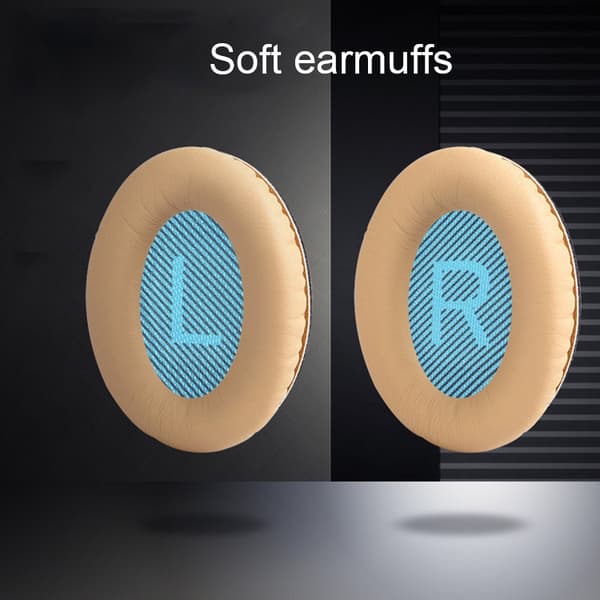 Pehmeät korvatyynyt Bose QC2 / QC15 / AE2 / QC25 / QC35 - musta