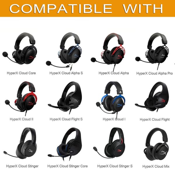 INF Öronkuddar till Kingston HyperX Cloud Flight/Cloud Flight S