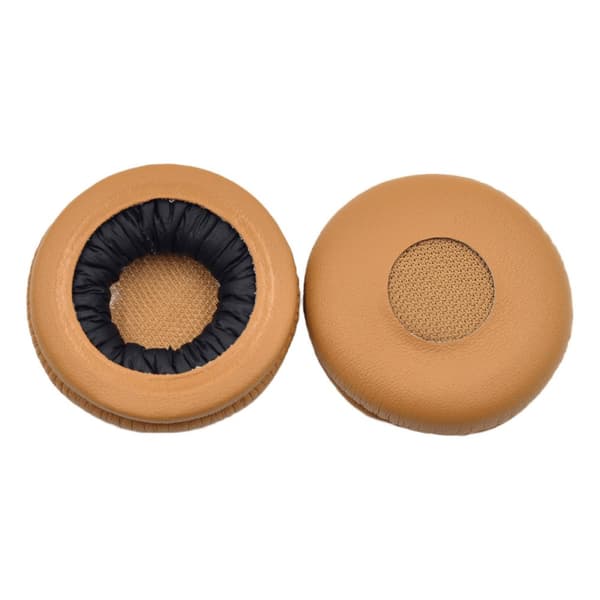INF 2-pack utbytesöronkuddar för AKG Y40 och Y45BT Bluetooth-hörlurar Brun