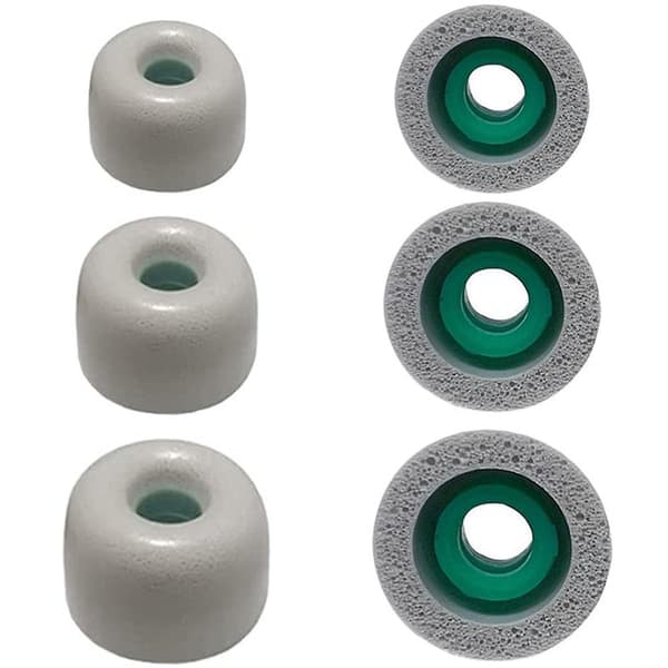 Ørepuder Foam 6-pak Samsung Galaxy Buds FE - Grå