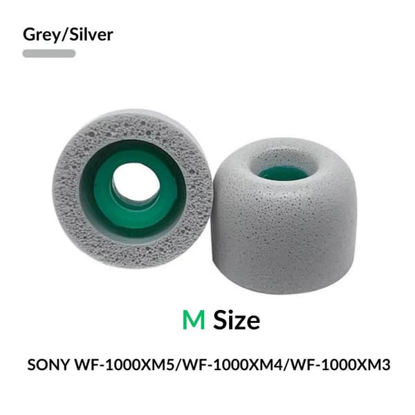 Sony WF-1000XM4 öronkuddar memory foam by headphoneparts - (3 olika storlekar S/M/L) - Black