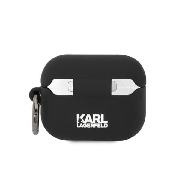 Fodral till Airpods Pro NFT Anti-Shock Silikon med Ring Karl Lagerfeld Svart