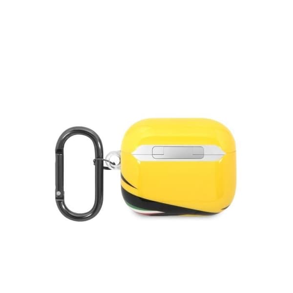 Fodral till Airpods 3 - FERRARI - Anti-chock silikon - Gul