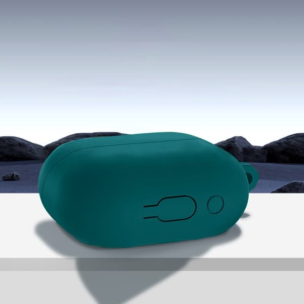 INF Suojaava silikonikotelo Samsung Galaxy Buds3/Buds3 Pro -kuulokkeille, karabiinihaka