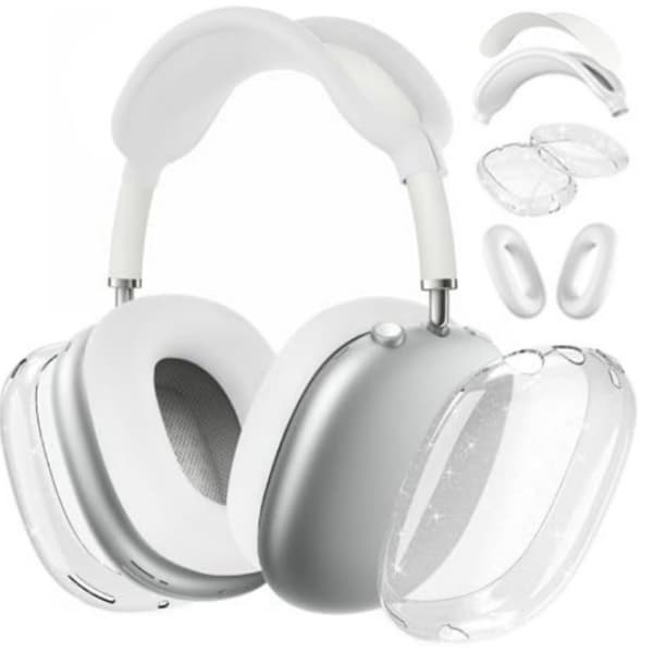 INF Hohtavan valkoinen 4-osainen AirPods Max -kotelosarja 0